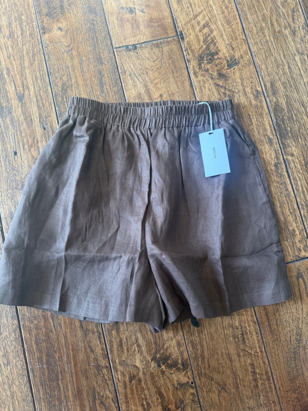 Mikoh linen tellaro shorts
